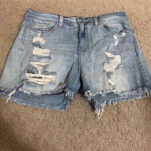 Light Wash denim shorts